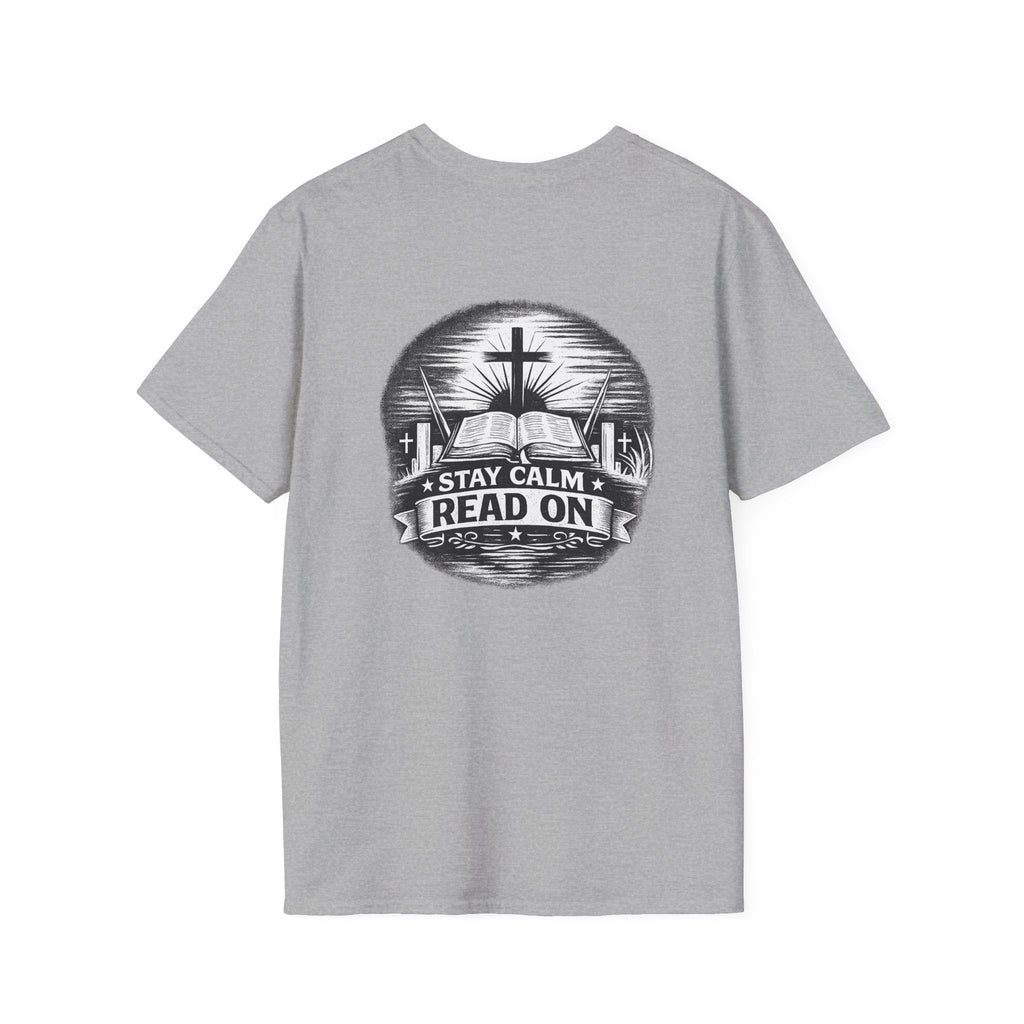 Trust God Cross T-Shirt — Minimal Christian Faith Tee