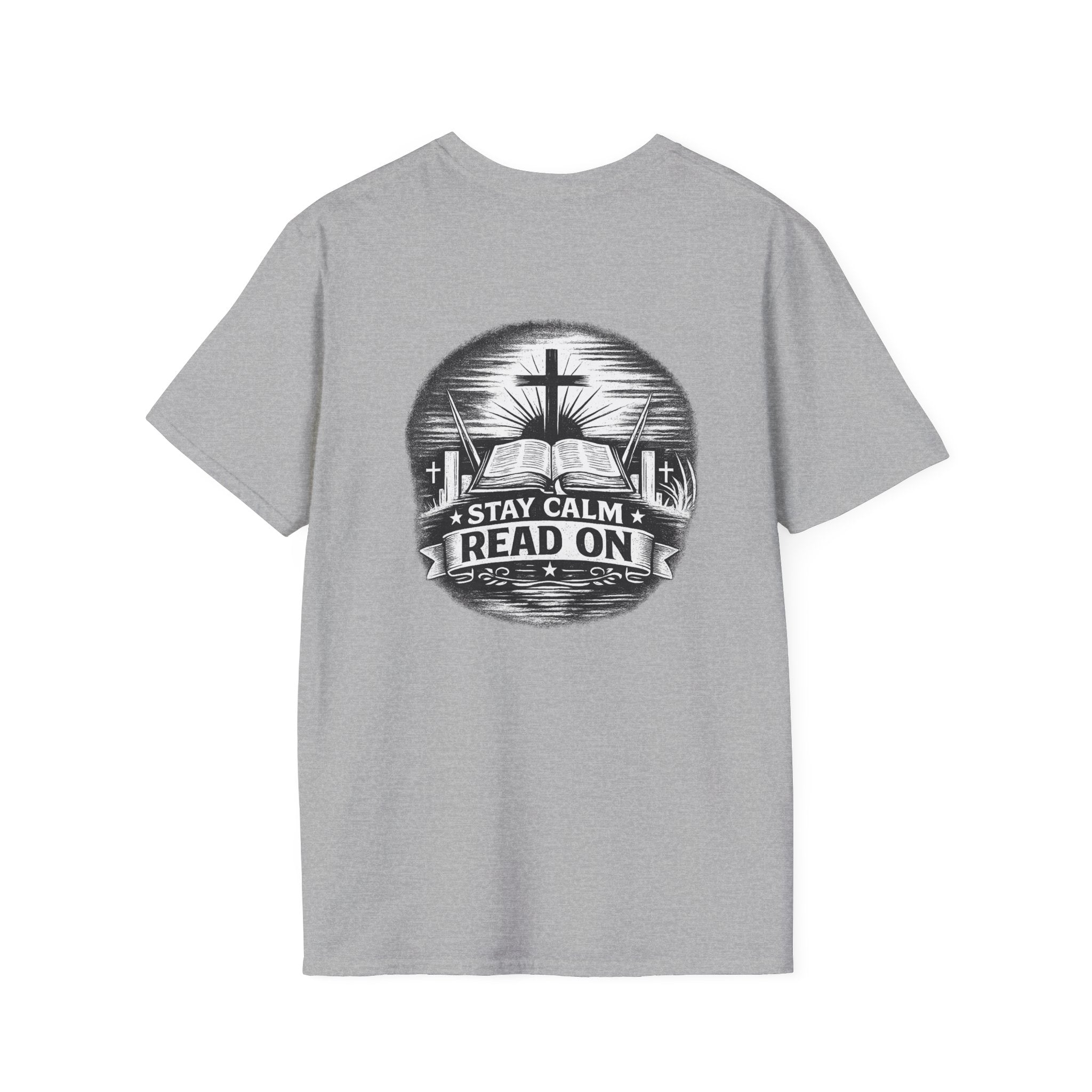 Trust God Cross T-Shirt — Minimal Christian Faith Tee