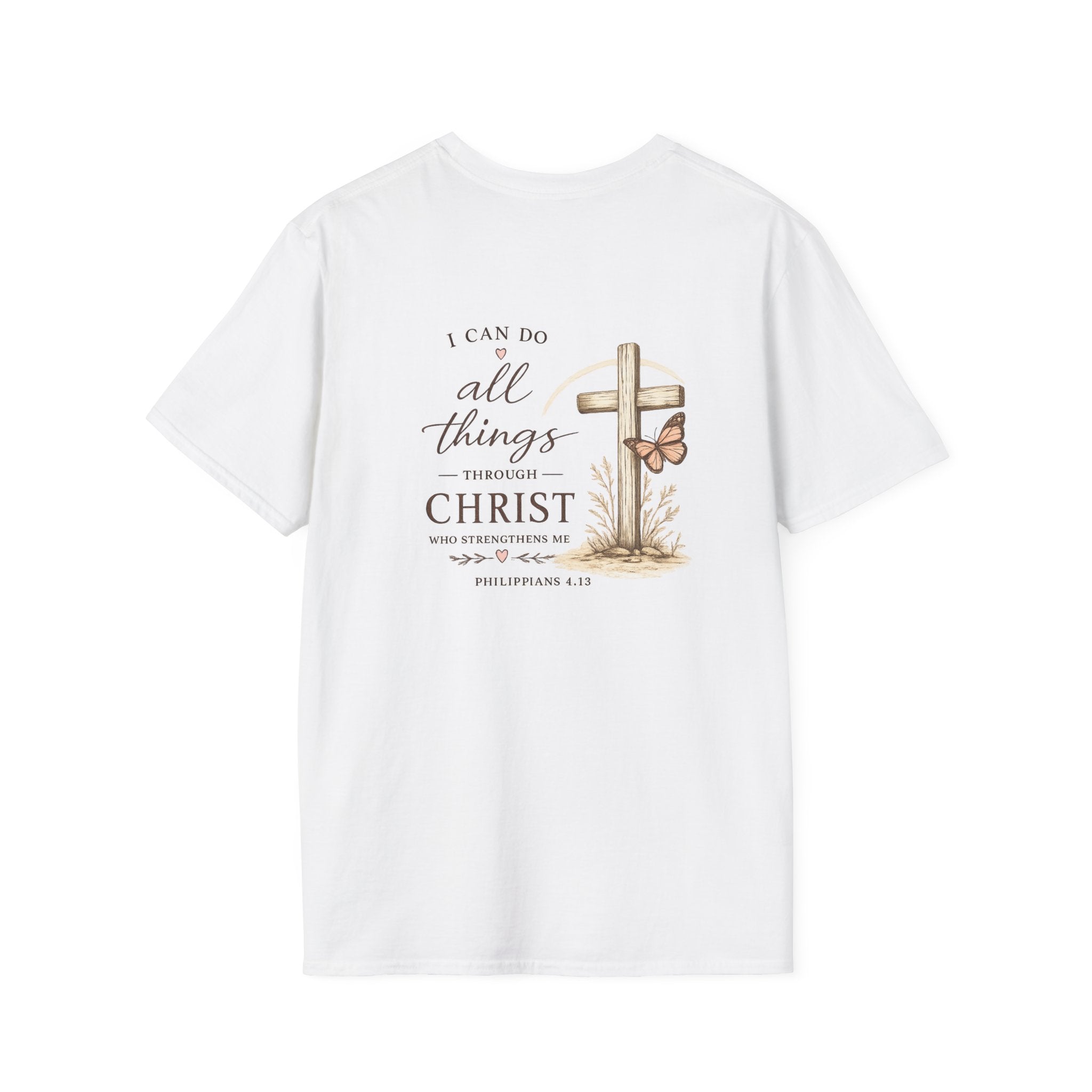 Philippians 4.13 Cross Tee — Minimal Christian Tee