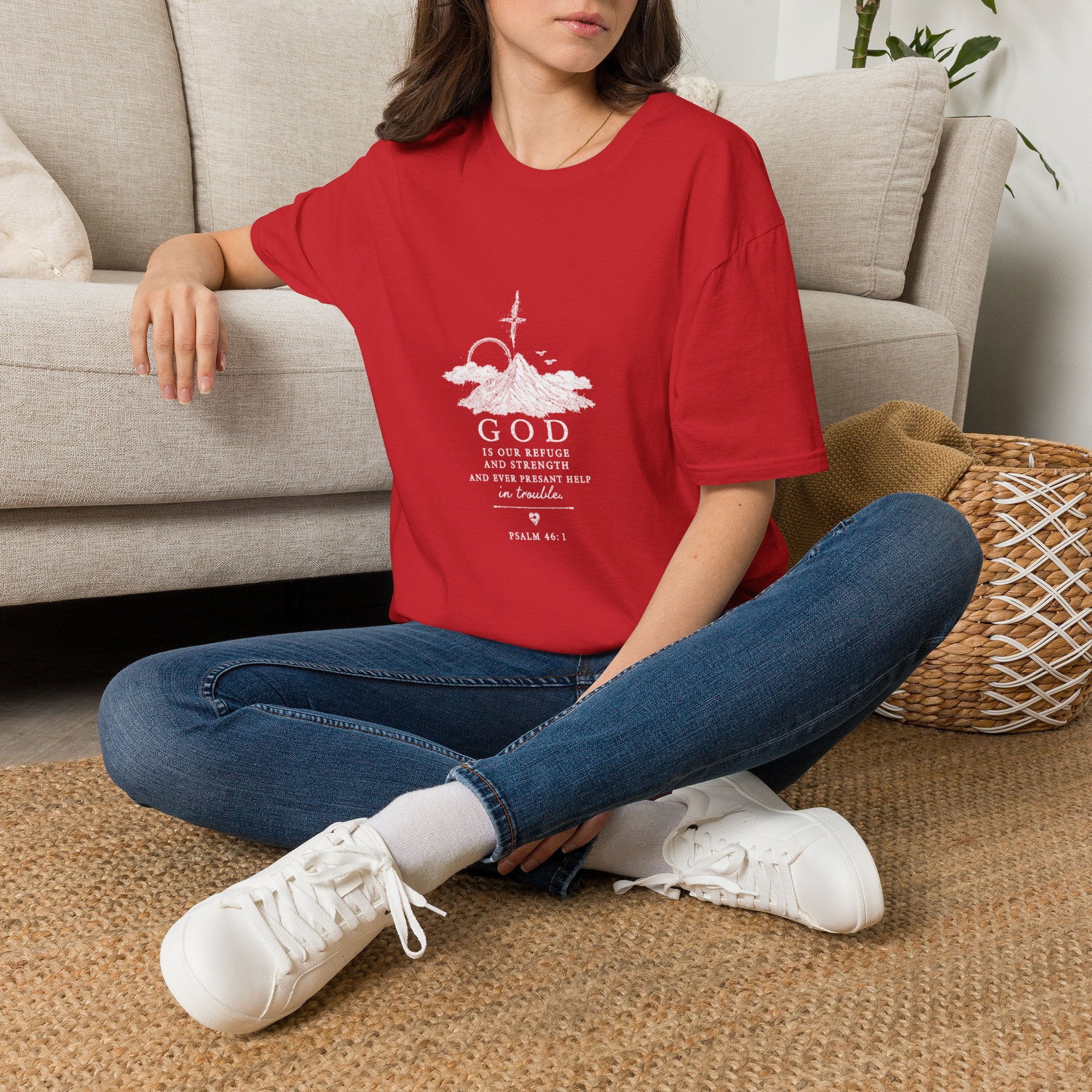 God Is Greater Than The Highs And Lows T-Shirt — Faith Christian Tee