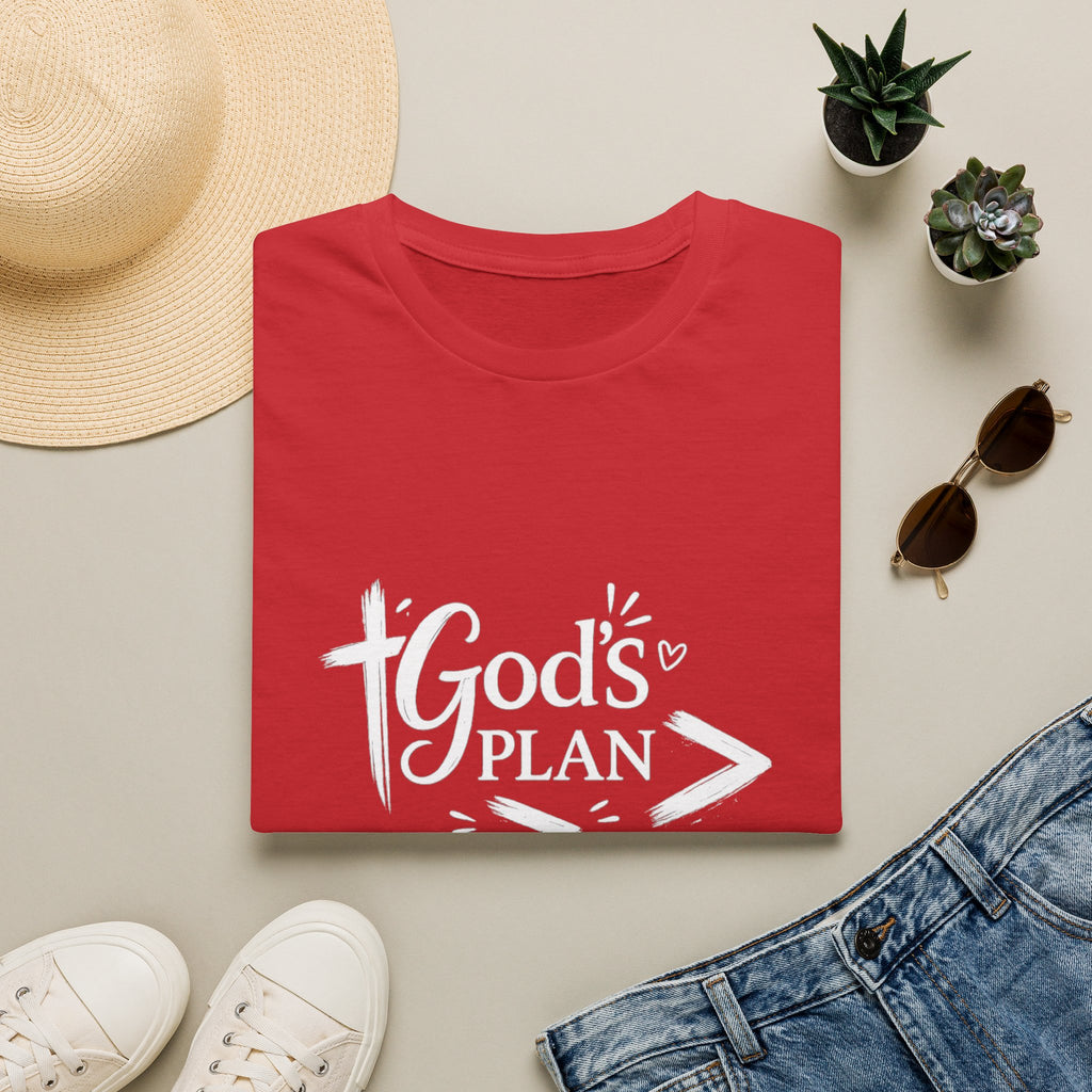 God's Plan T-Shirt — Faith-Inspired Christian Tee (God's Plan > My Plan)