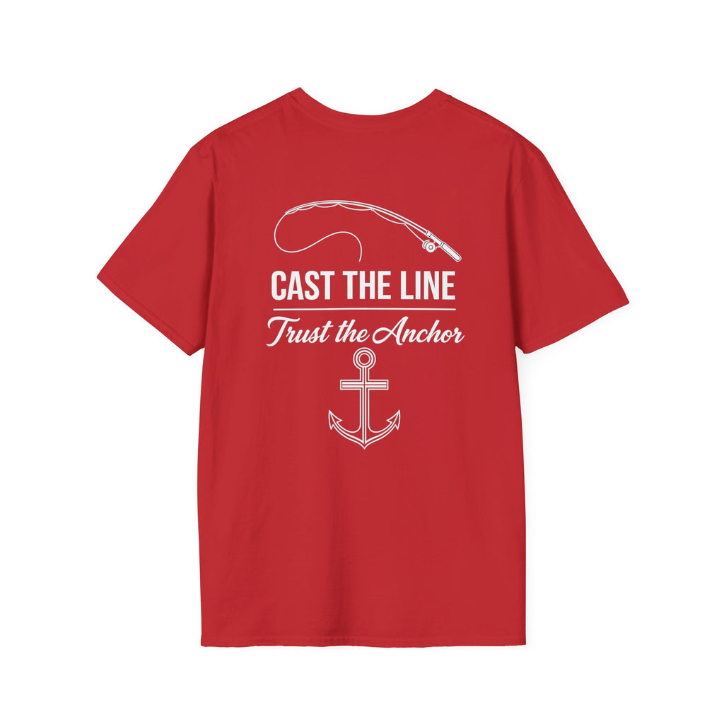 Faith & Fishing Cross T-Shirt — Christian Fishing Tee