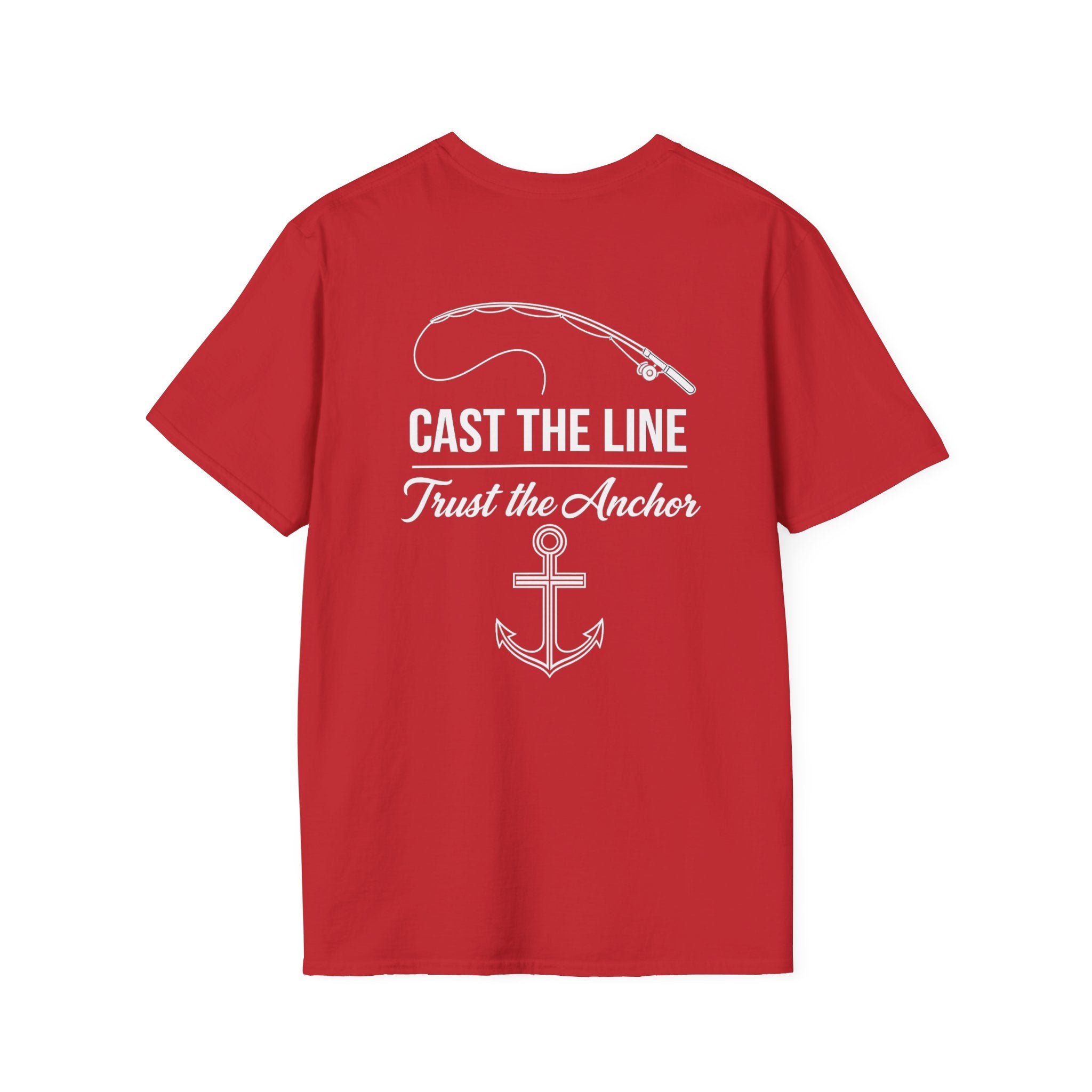 Faith & Fishing Cross T-Shirt — Christian Fishing Tee