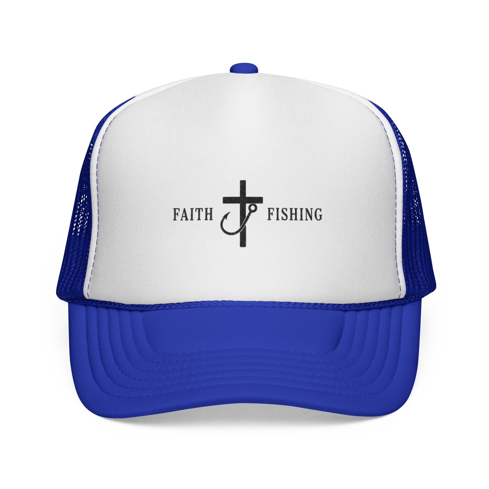 Faith & Fishing Trucker Cap — Christian Fishing Hat