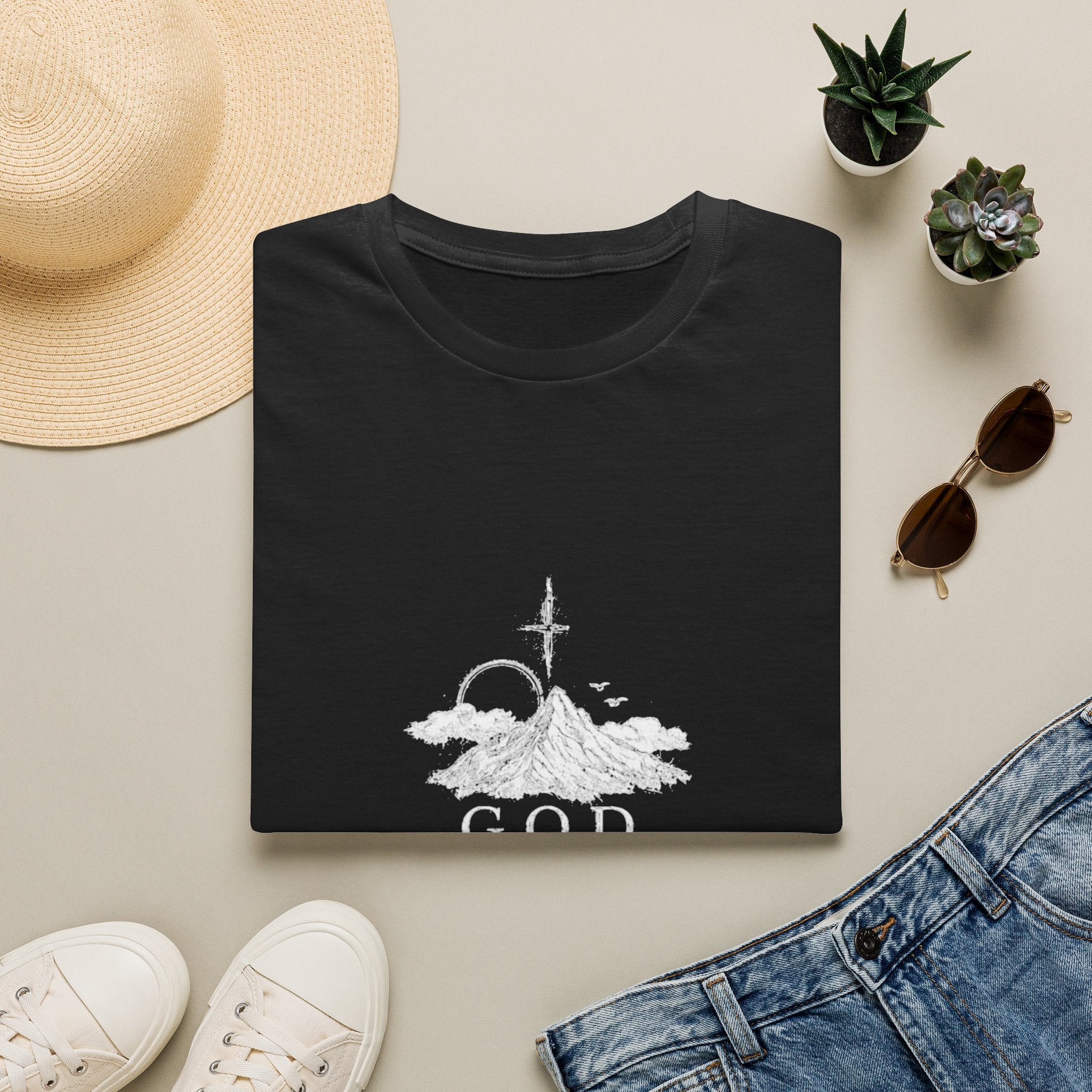 God Is Greater Than The Highs And Lows T-Shirt — Faith Christian Tee