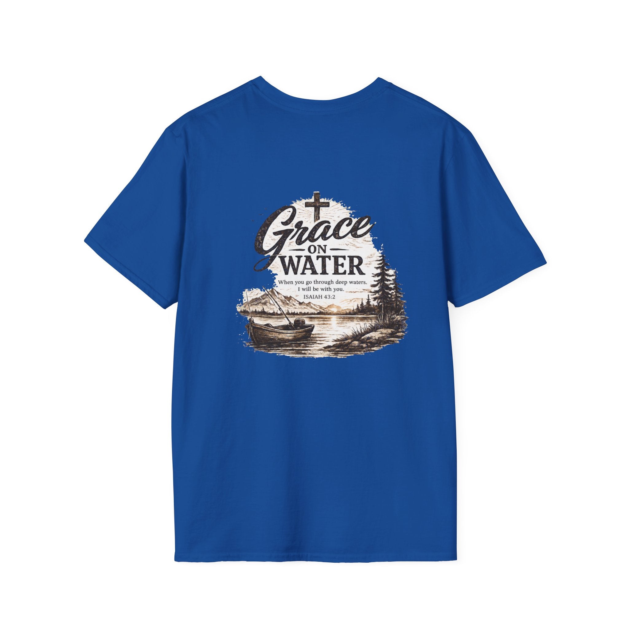 Grace on Water T-Shirt — Minimal Christian Tee