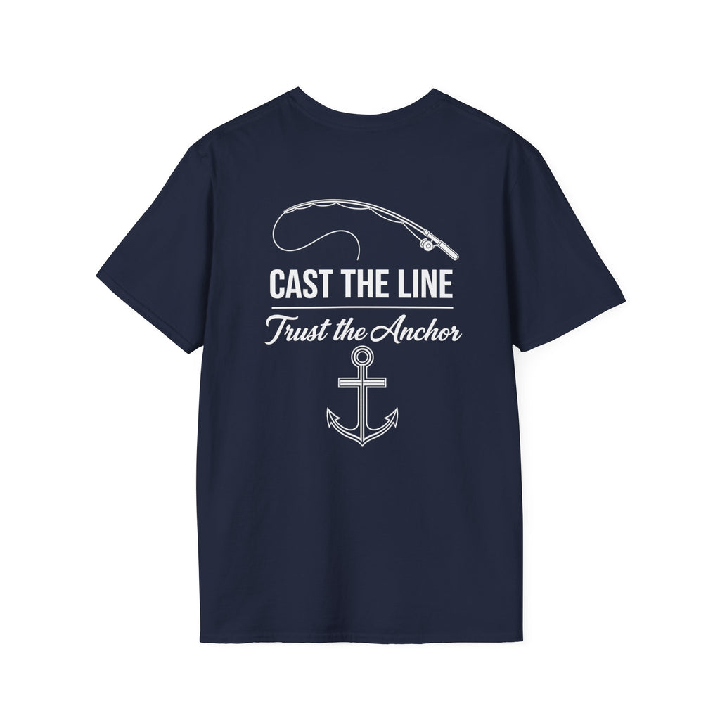 Faith & Fishing Cross T-Shirt — Christian Fishing Tee