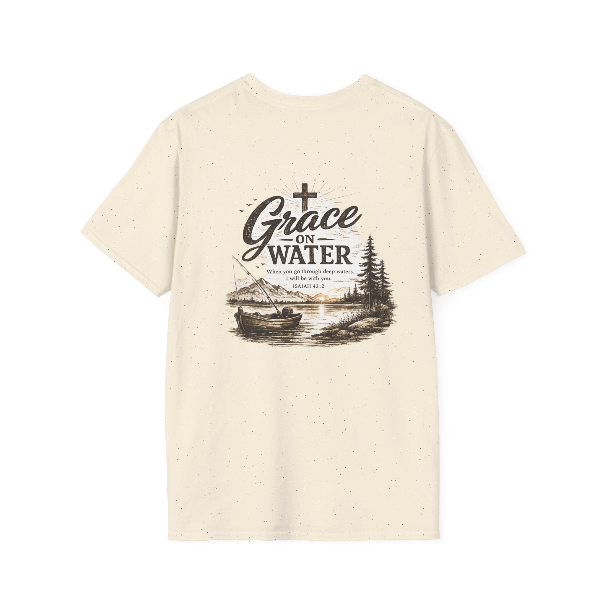 Grace on Water T-Shirt — Minimal Christian Tee