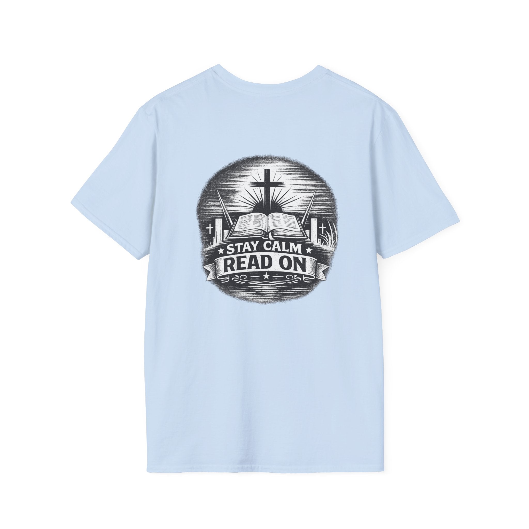 Trust God Cross T-Shirt — Minimal Christian Faith Tee