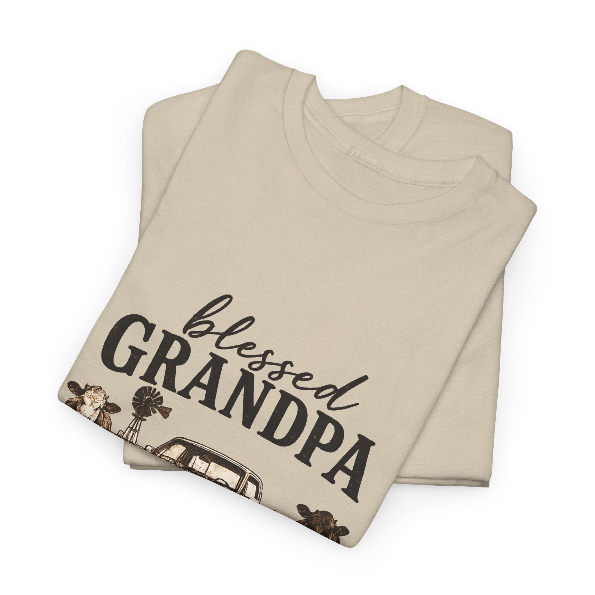 Blessed Grandpa T-Shirt – Vintage Truck Family Tee for Grandfathers