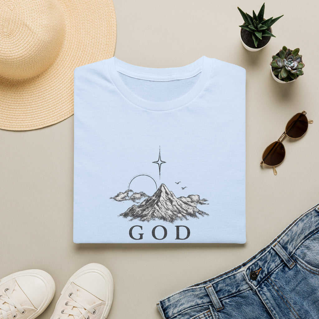 God Mountain Graphic Tee — Psalm 91 Inspirational Christian T-Shirt