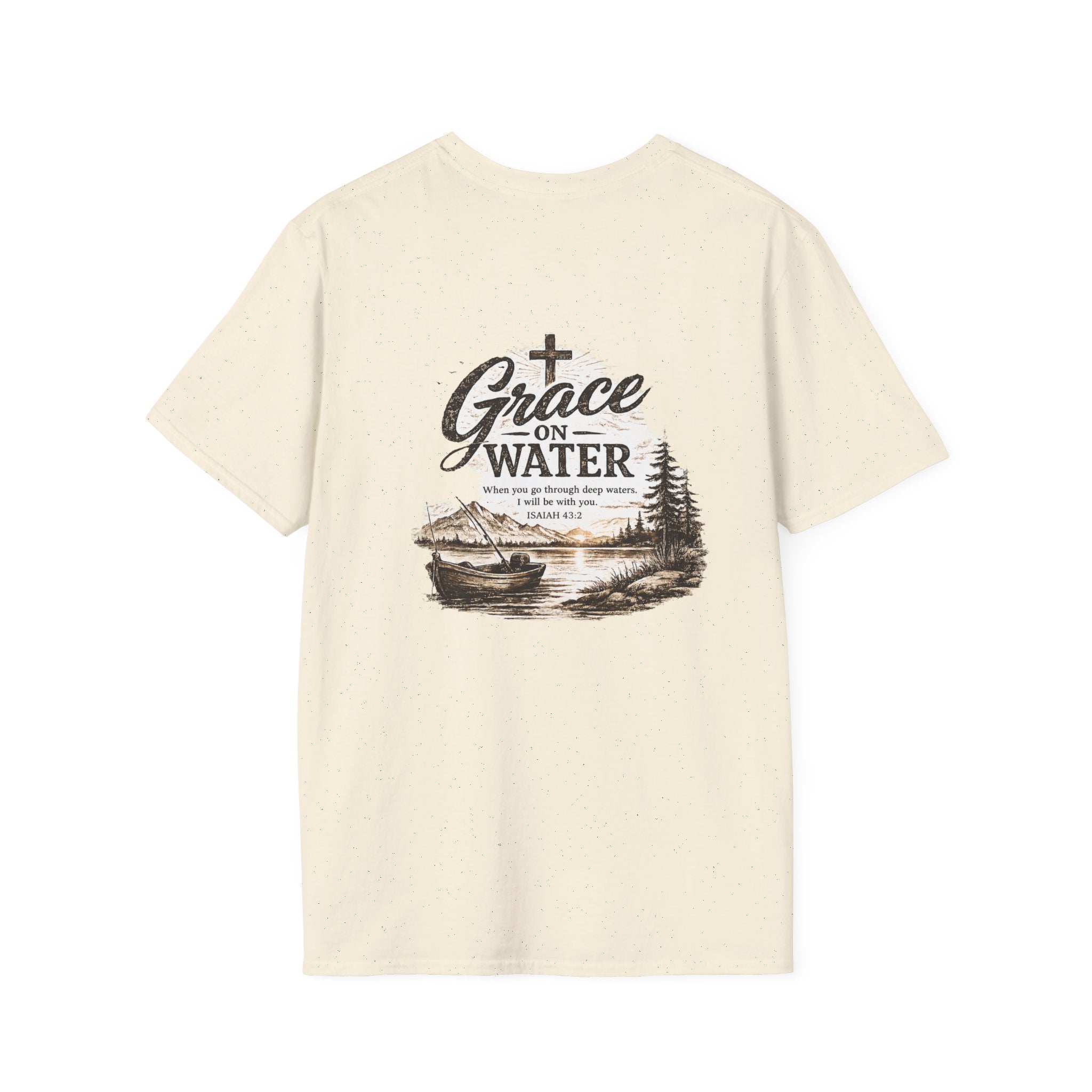 Grace on Water T-Shirt — Minimal Christian Tee