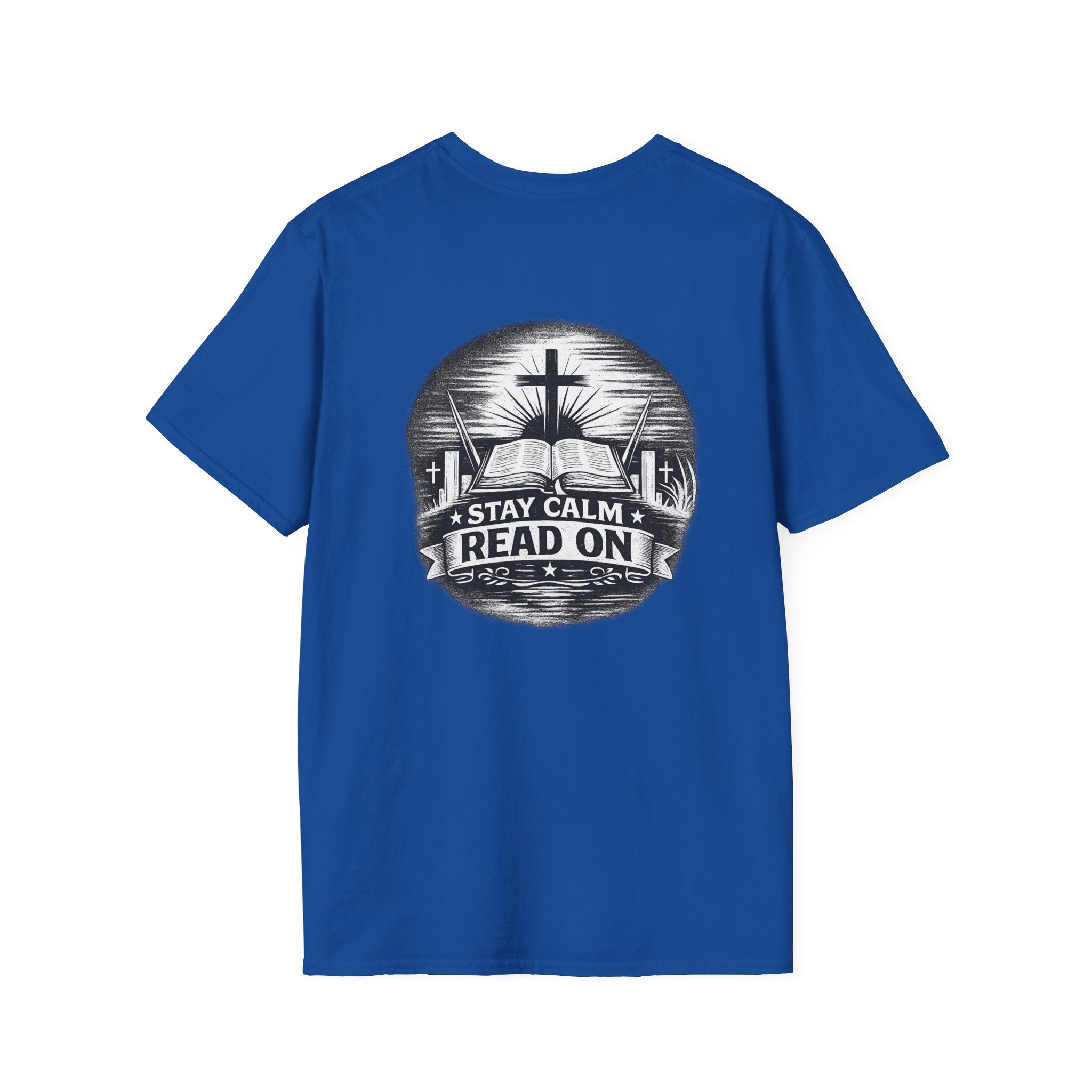 Trust God Cross T-Shirt — Minimal Christian Faith Tee