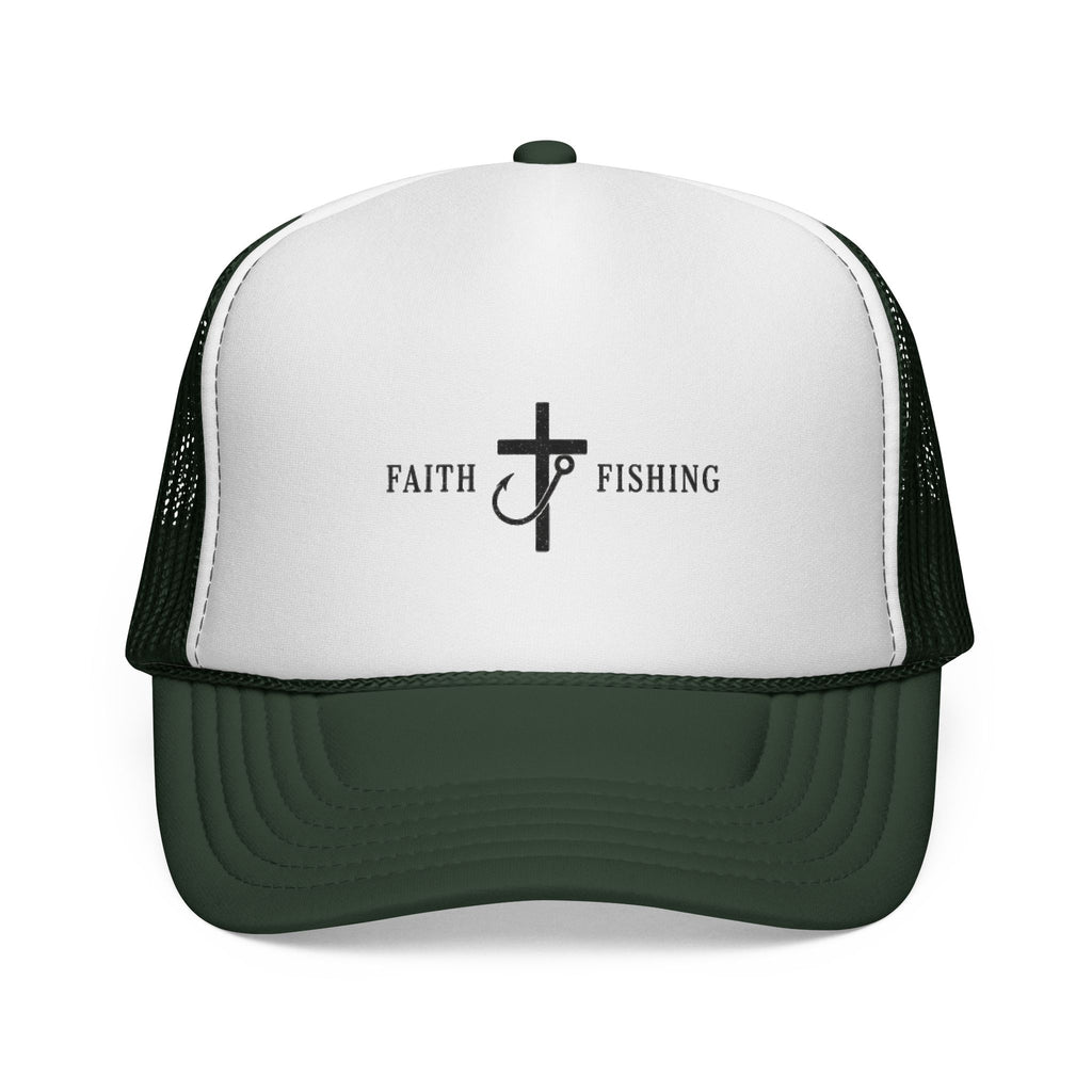 Faith & Fishing Trucker Cap — Christian Fishing Hat