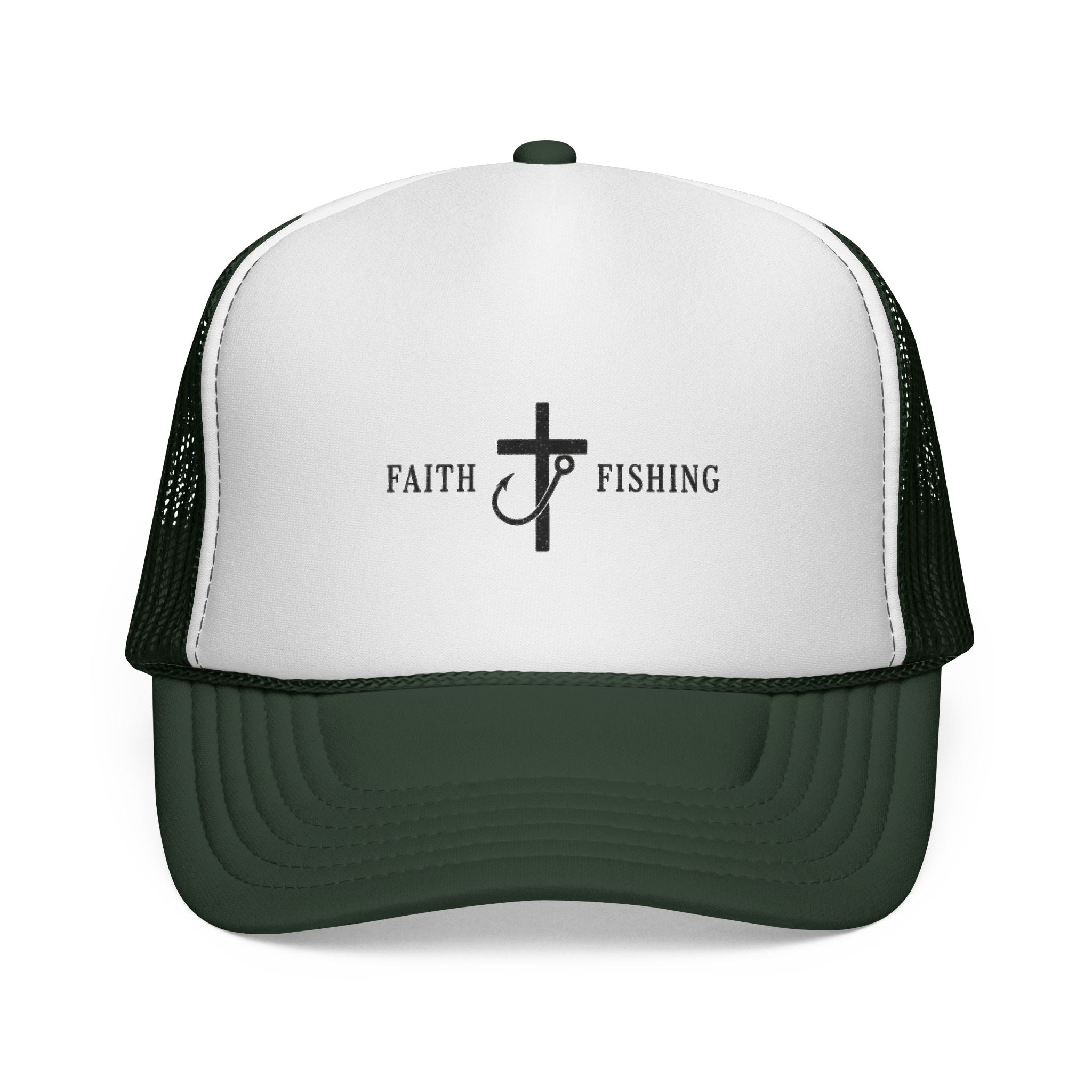 Faith & Fishing Trucker Cap — Christian Fishing Hat