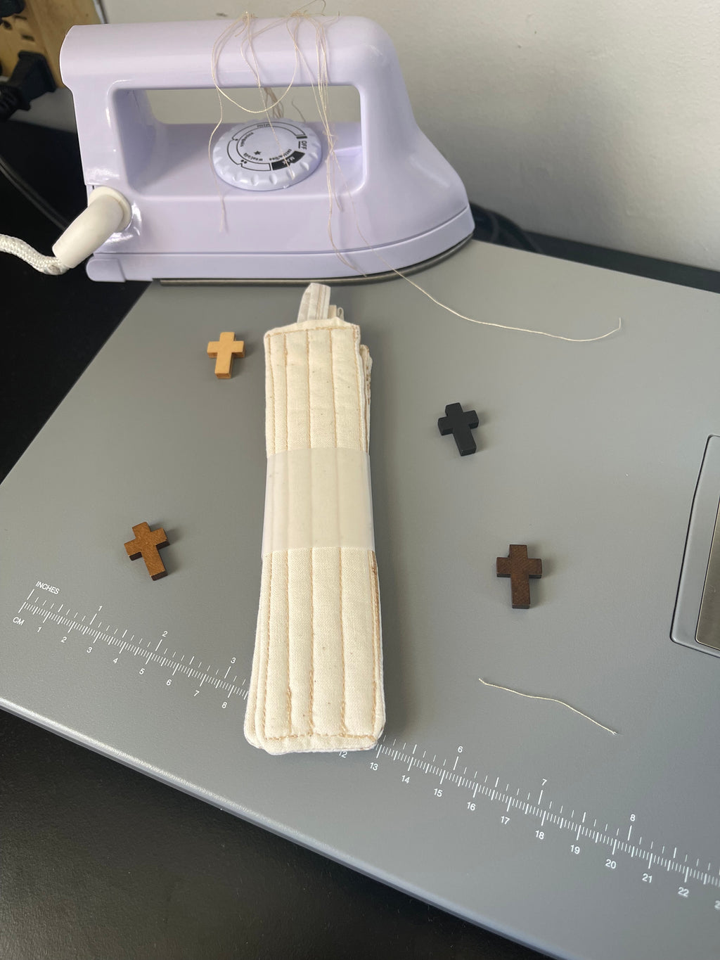 Autumn Whispers muslin backing