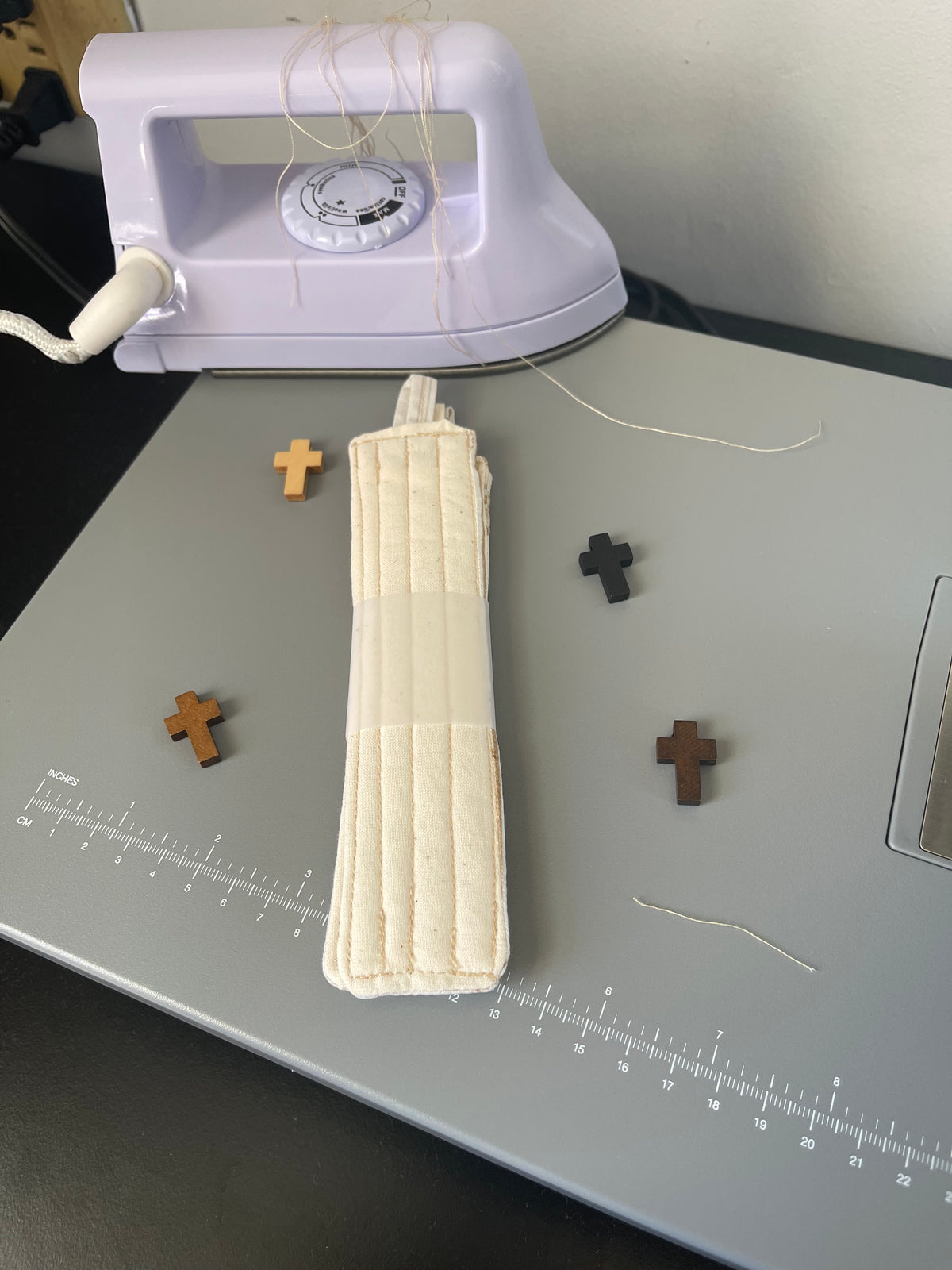 Autumn Whispers muslin backing